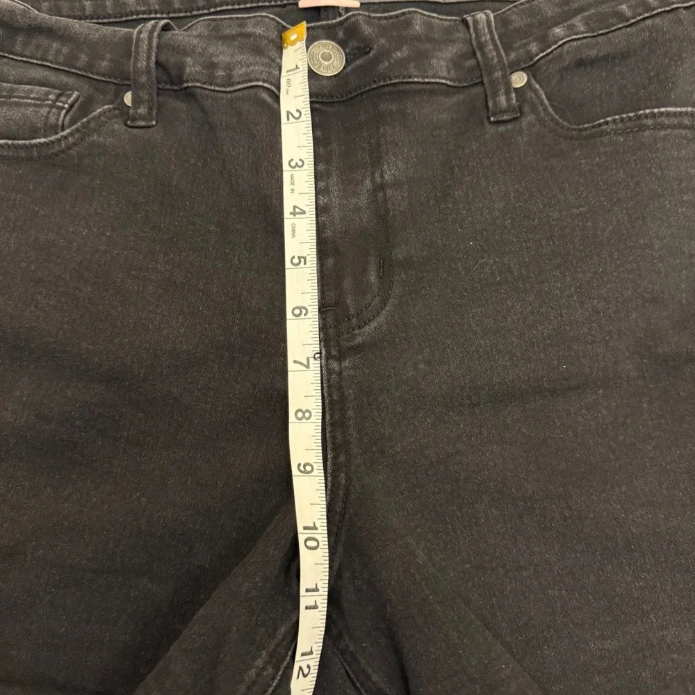 Blue Desire Curvy Black Denim Shorts White Side Stripe Womens 18W